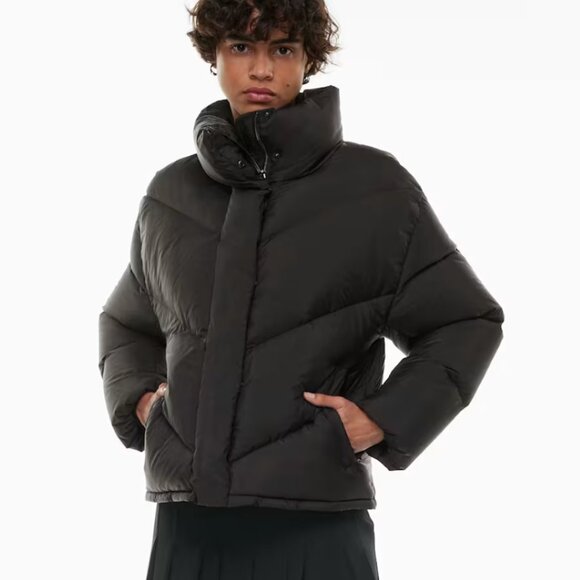 ARITZIA WILFRED THE CLOUD PUFF COAT BLACK XXS - Picture 1 of 5